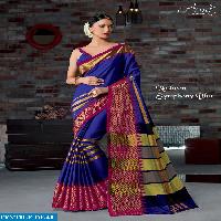 Aura nosheen Wholesale cotton Silk Sarees